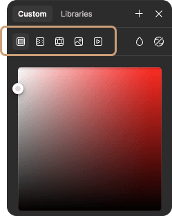fill types